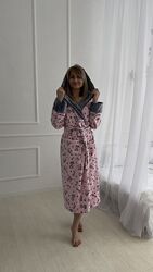 Стильний теплий халат 
