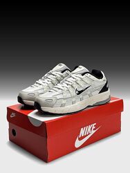 Зимові чоловічі кросівки термо Nike P-6000 Gore-Tex beige white