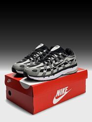 Зимові чоловічі кросівки термо Nike P-6000 Gore-Tex сірі з чорним 41-45р