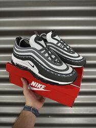 Кросівки чоловічі Nike Air Max 97 reflective, сірі з білим