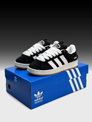 Кросівки жіночі Adidas Originals Campus 00s чорні замша