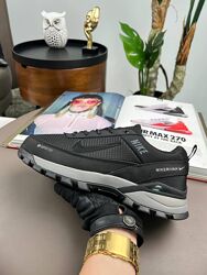 Зимові чоловічі кросівки термо Nike Rivah GTX Black Grey