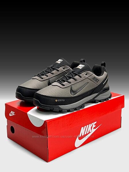 Зимові чоловічі кросівки термо Nike Rivah GTX khaki black