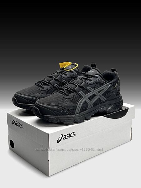 Зимові чоловічі кросівки термо ASICS Gel-Nunobiki GTX Black Grey