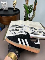 Кросівки жіночі Adidas Originals Bermuda чорні, замша