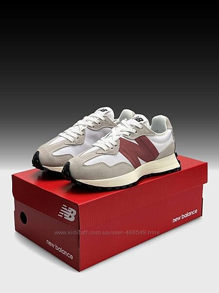 Кросівки жіночі New Balance 327 Grey white red
