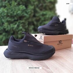 Зимові чоловічі кросівки Salomon Odyssey Elmt gore tex чорні