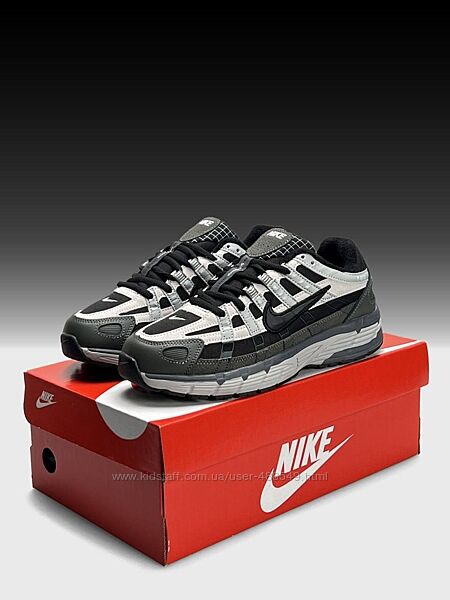 Зимові чоловічі кросівки термо Nike P-6000 Gore-Tex Khaki Black 41-45р