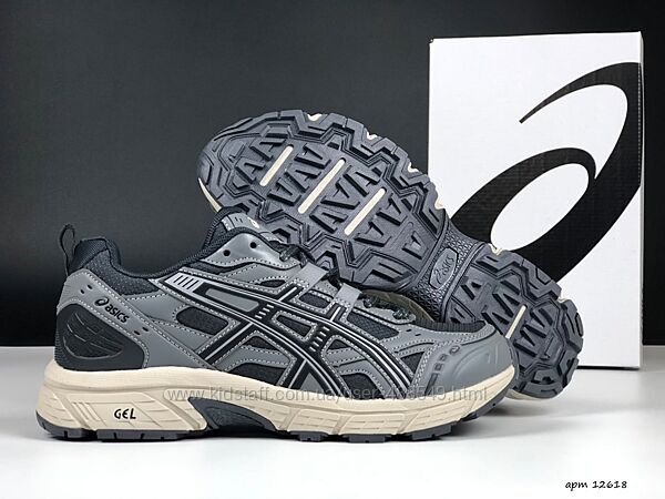 Зимові чоловічі кросівки термо Asics Gel-Nunobiki сірі