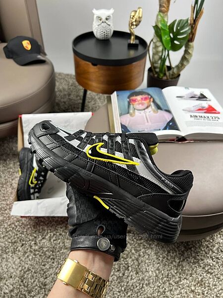 Кросівки чоловічі Nike P-6000 Black Silver