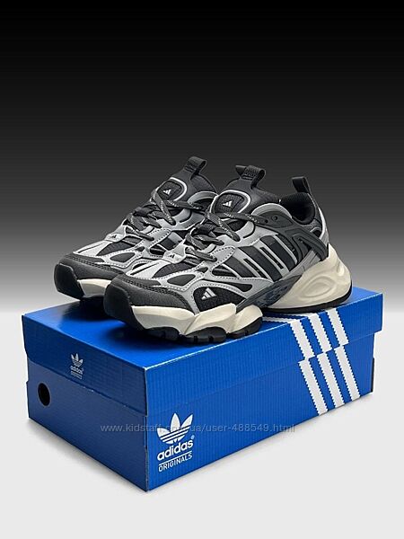 Зимові чоловічі кросівки термо Adidas XLG Runner Deluxe Gore-Tex Grey Beige