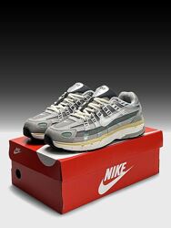 Зимові кросівки термо Nike P-6000 Gore-Tex grey white mint