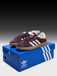 Кросівки жіночі Adidas Originals Bermuda бордові, замша
