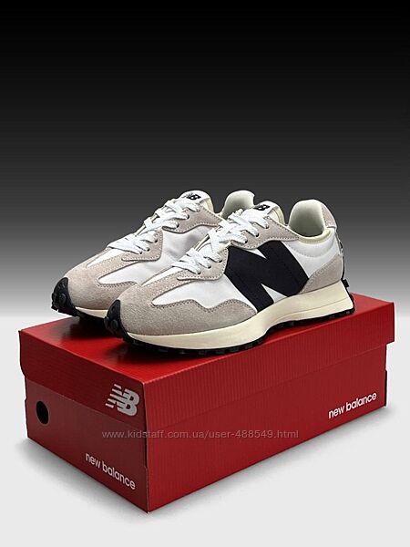 Кросівки чоловічі New Balance 327 Grey White Black