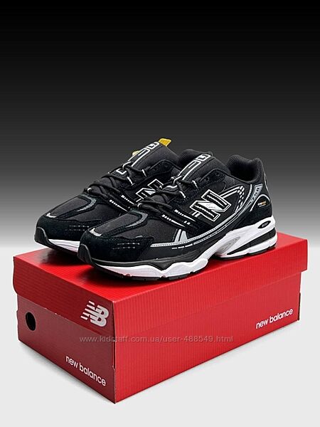Зимові чоловічі кросівки термо New Balance 758 чорні з білим