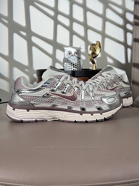 Кросівки жіночі Nike P-6000 W Silver Maroon