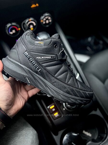 Зимові чоловічі черевики Merrell Float Pro Gore-tex чорні термо