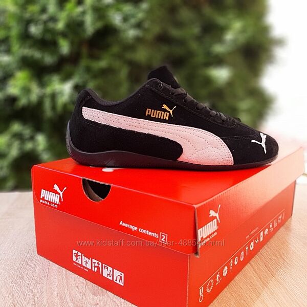 Кросівки жіночі Puma Speedcat OG чорні з білим