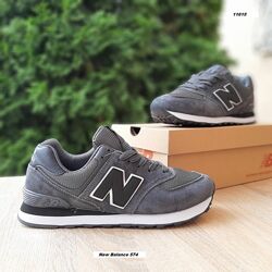 Кросівки чоловічі New Balance 574 темно сірі