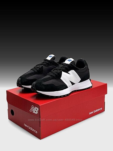 Кросівки жіночі New Balance 327 Black White