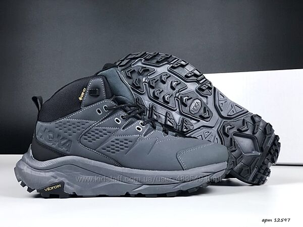 Зимові чоловічі черевики Hoka Kaha 2 Gore-tex сірі