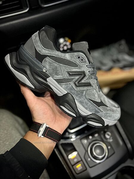 Зимові чоловічі кросівки з хутром New Balance 9060 сірі