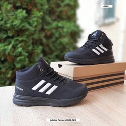 Зимові черевики з хутром Adidas Terrex GORE-TEX чорні з білім 