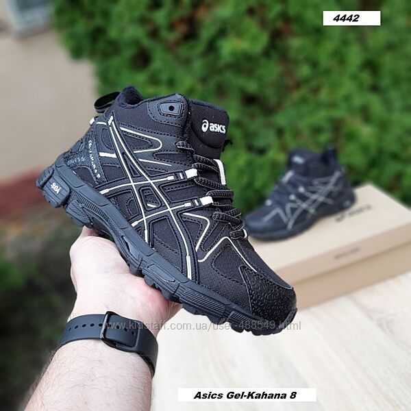 Зимові черевики з хутром Asics Gel-Kahana 8 High чорні з білим