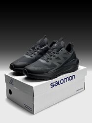 Зимові чоловічі кросівки термо Salomon Elixir Activ Gore-Tex Grey Black
