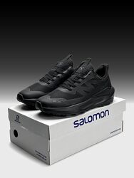 Зимові чоловічі кросівки термо Salomon Elixir Activ Gore-Tex Black