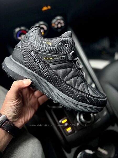 Зимові чоловічі черевики Merrell Float Pro GTX чорні термо