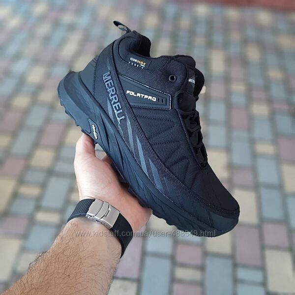 Зимові чоловічі черевики Merrell Float Pro чорні з білим