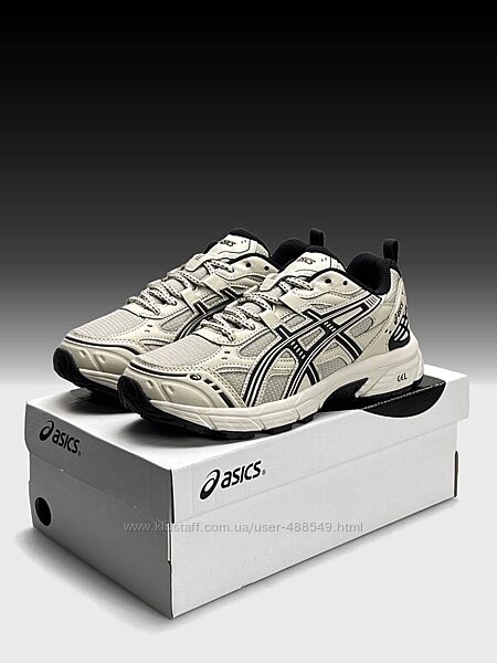 Зимові чоловічі кросівки термо ASICS Gel-Nunobiki Gore-Tex  Beige Black  