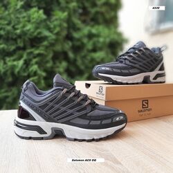 Зимові чоловічі кросівки термо Salomon ACS OQ Gore-Tex сірі