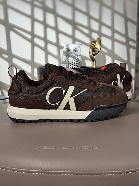 Чоловічі кросівки термо Calvin Klein Gore-Tex коричневіл