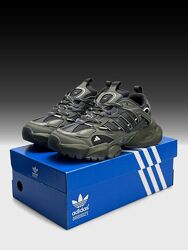 Зимові чоловічі кросівки термо Adidas XLG Runner Deluxe Gore-Tex Khaki 