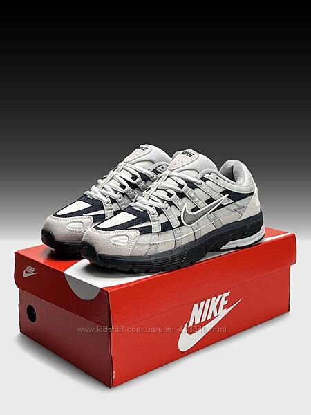 Зимові кросівки термо Nike P-6000 Gore-Tex Grey Navy