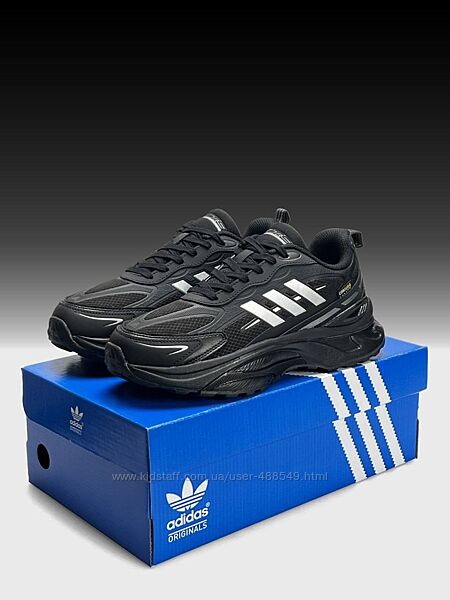 Зимові чоловічі кросівки термо Adidas MTS Pro Gore-Tex Black White