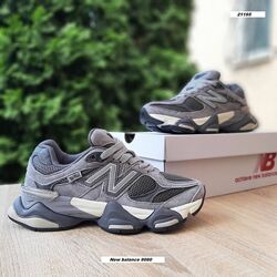 Кросівки жіночі New Balance 9060 сірі замша