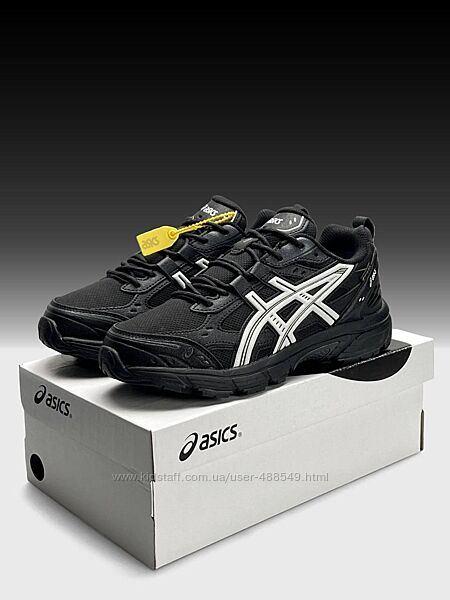 Зимові чоловічі кросівки термо Asics Gel-Nunobiki black White  