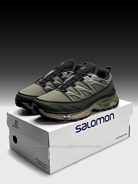 Зимові чоловічі кросівки термо Salomon XT-6 Expanse Ltr хакі