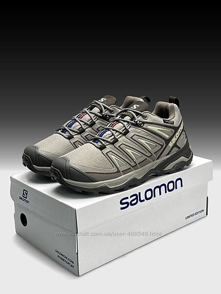 Зимові чоловічі кросівки Salomon Speed Cross Pro GTX Thinsulate Beige Brown