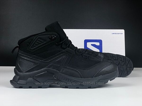 Зимові чоловічі черевики Salomon Gore-tex чорні