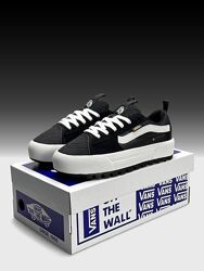 Зимові жіночі кеди термо Vans Old Skool MTE-1 Gore-Tex Black White