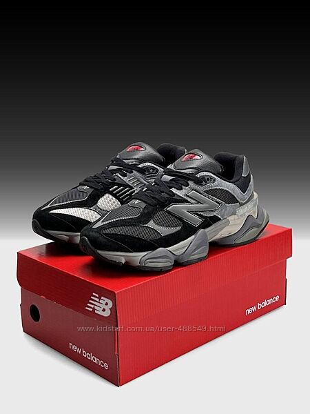 Кросівки чоловічі New Balance 9060 чорні з сірим