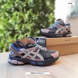 Кросівки жіночі ASICS Gel-Kahana 8 сірі з рожевим, синім