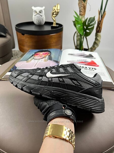 Кросівки чоловічі Nike P-6000 Black Grey