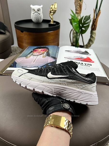 Кросівки жіночі Nike P-6000 White Black 