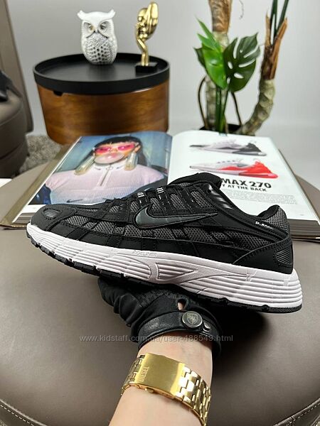 Кросівки Nike P-6000 Black grey white, 36-41р