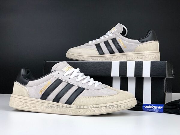 Кросівки чоловічі Adidas Spezial бежеві замша